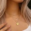 Kettingen Finaste | Ketting Sparkle Drop Goldplated