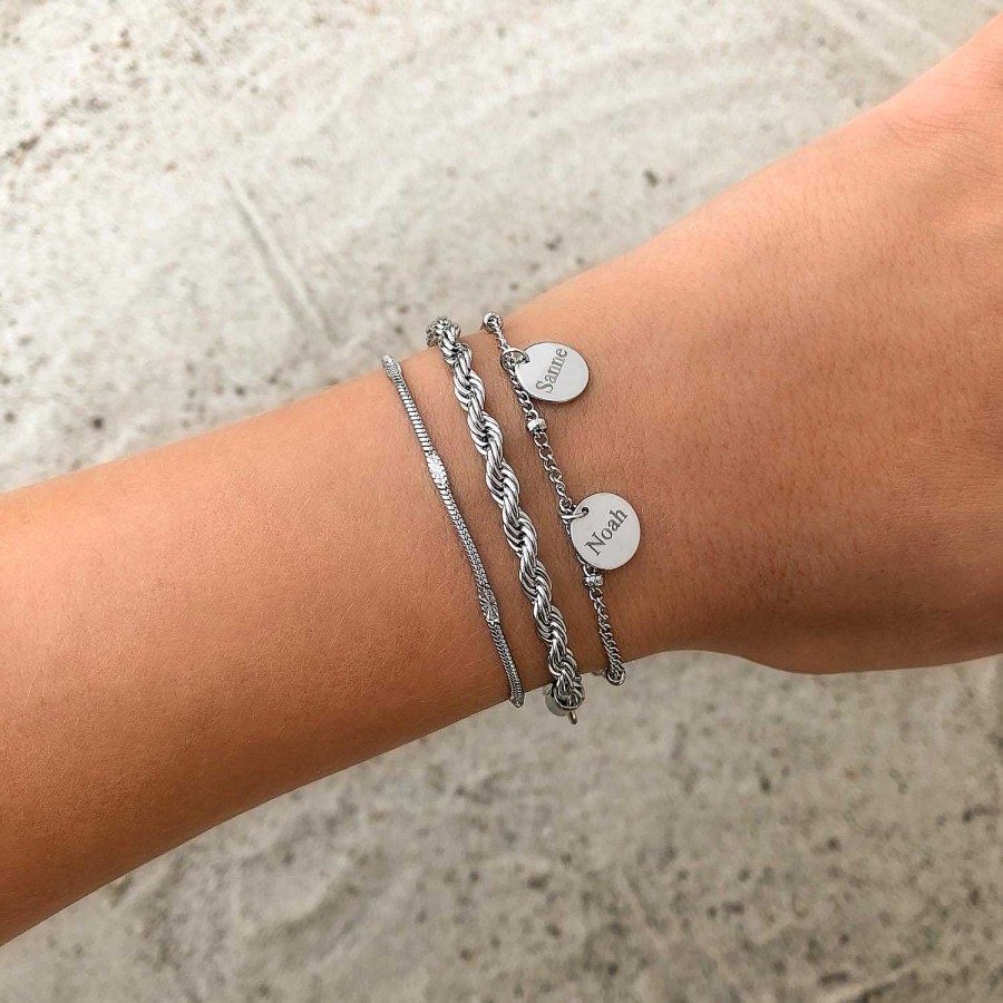 Armbanden Finaste | Gepersonaliseerde Armband 2 Muntjes