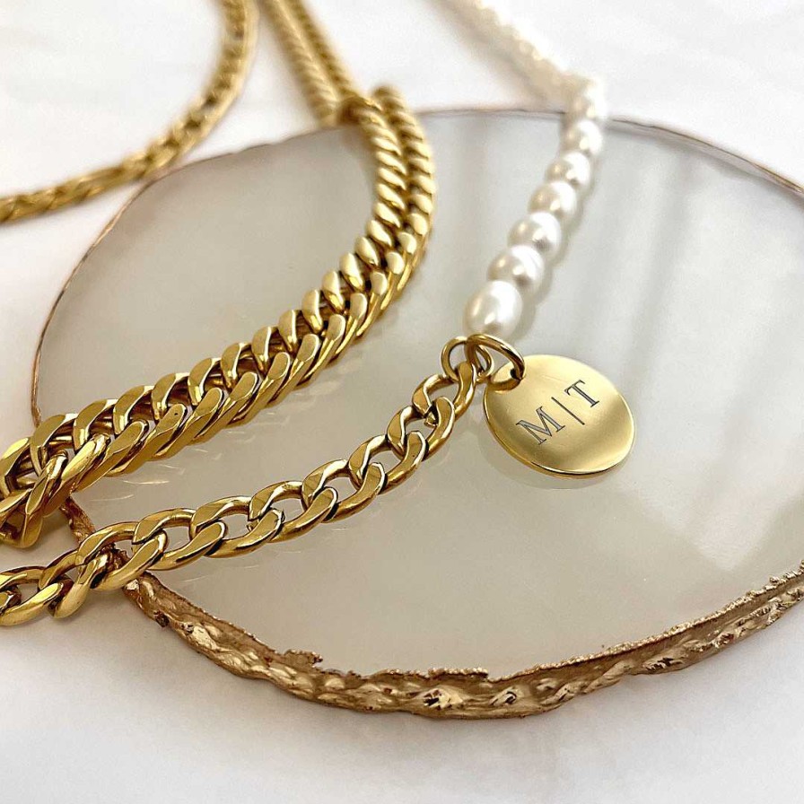 Armbanden Finaste | Armband Musthave Chain Goud Kleurig