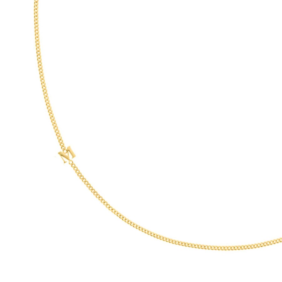 Kettingen Finaste | Initial Necklace Mini Goldplated