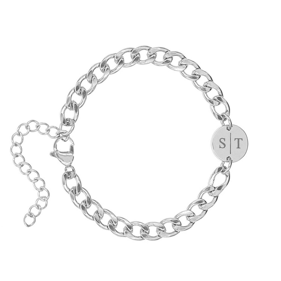 Armbanden Finaste | Armband Chunky 2 Initials