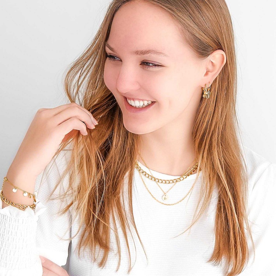 Kettingen Finaste | Minimalistische Ketting Met Schakeltjes Goud Kleurig