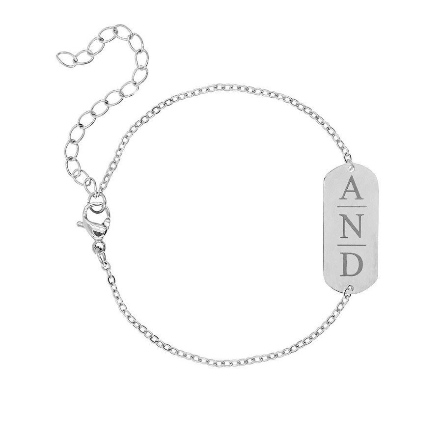 Armbanden Finaste | Bar Armband Graveren 3 Letters