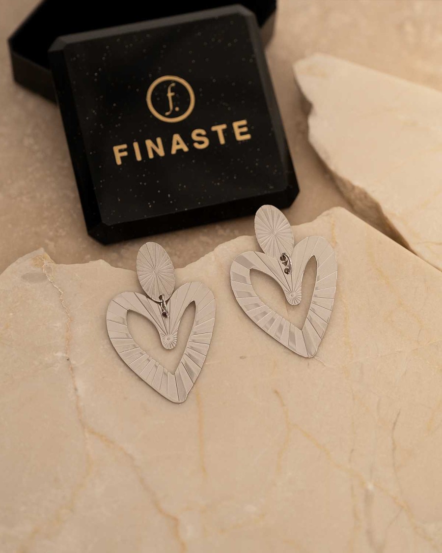 Oorbellen Finaste | Chic Heart Earrings