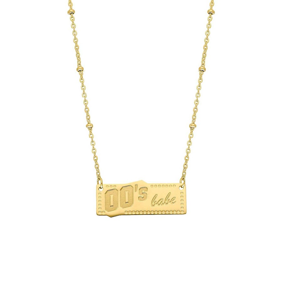 Kettingen Finaste | 00'S Babe Ketting Kleur Goud