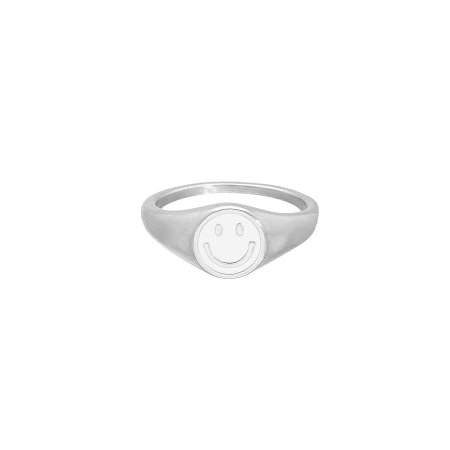 Ringen Finaste | Smiley Ring Wit