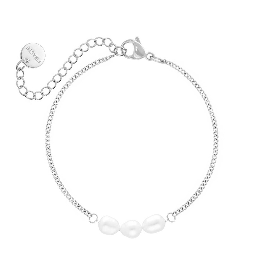 Armbanden Finaste | Triple Pearl Bracelet