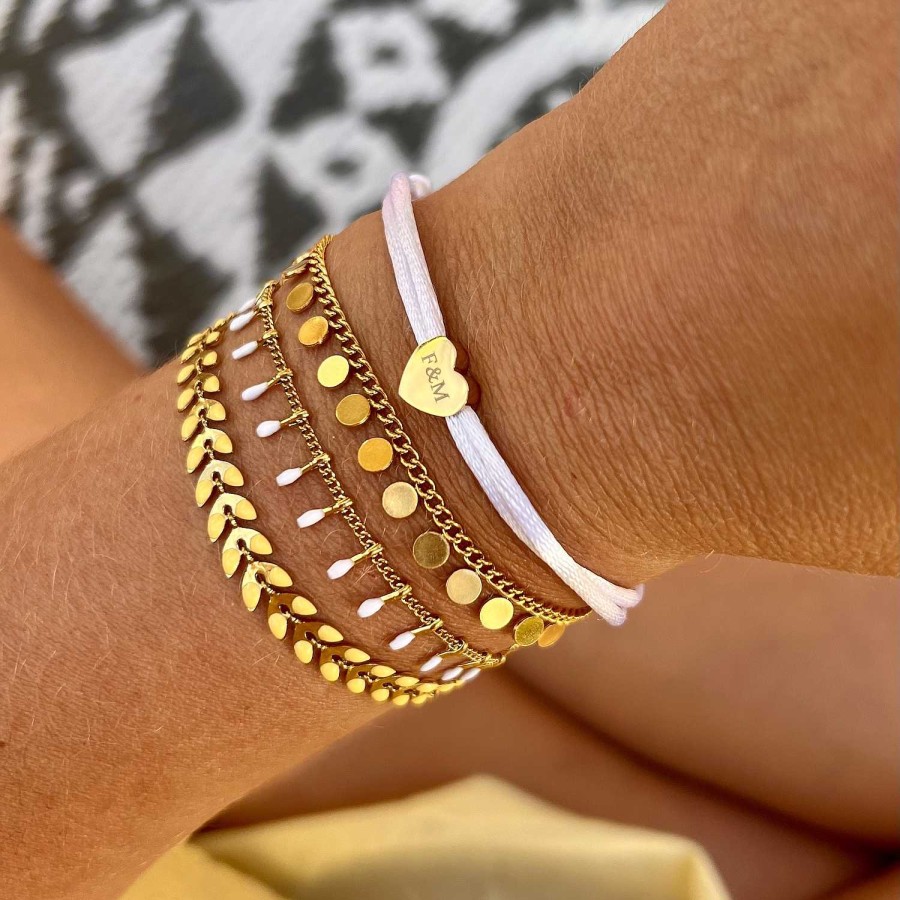 Armbanden Finaste | Boho Armband Little Coins Verguld