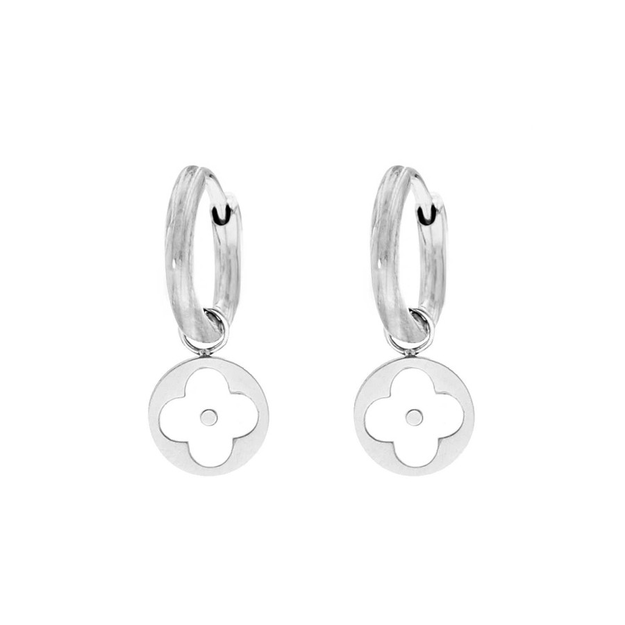 Oorbellen Finaste | White Clover Earrings