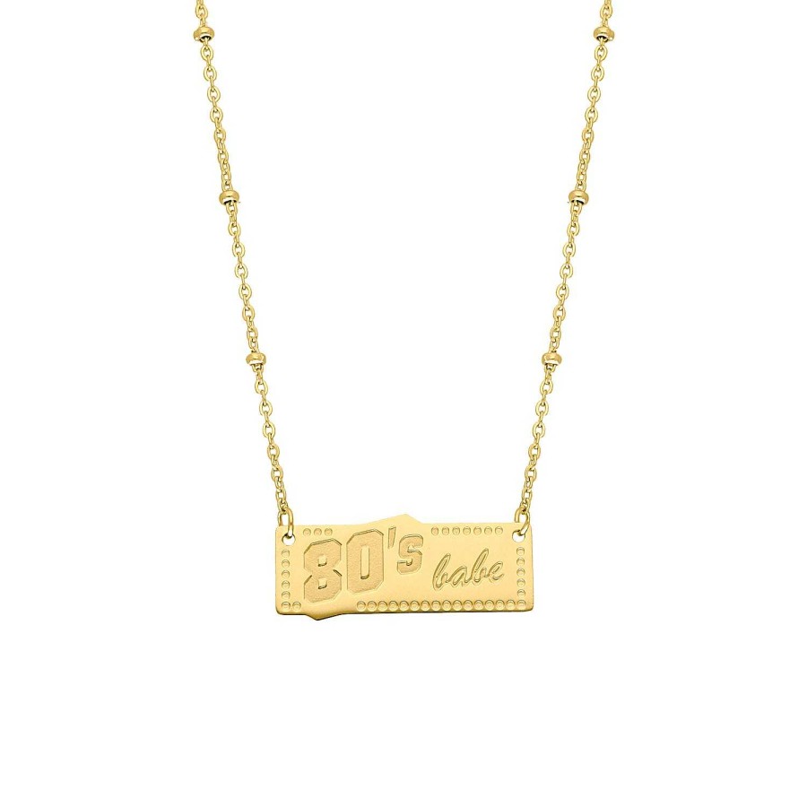 Kettingen Finaste | 80'S Babe Ketting Goud Kleurig