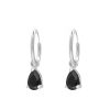 Oorbellen Finaste | Earrings Black Drop