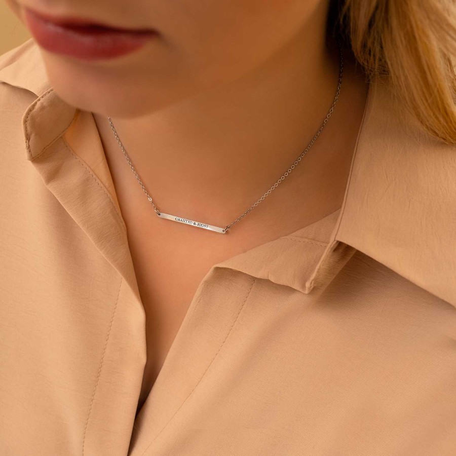 Kettingen Finaste | Minimalistische Graveerbare Bar Ketting