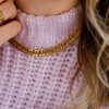 Kettingen Finaste | Chain Ketting Chunky Goud Kleurig