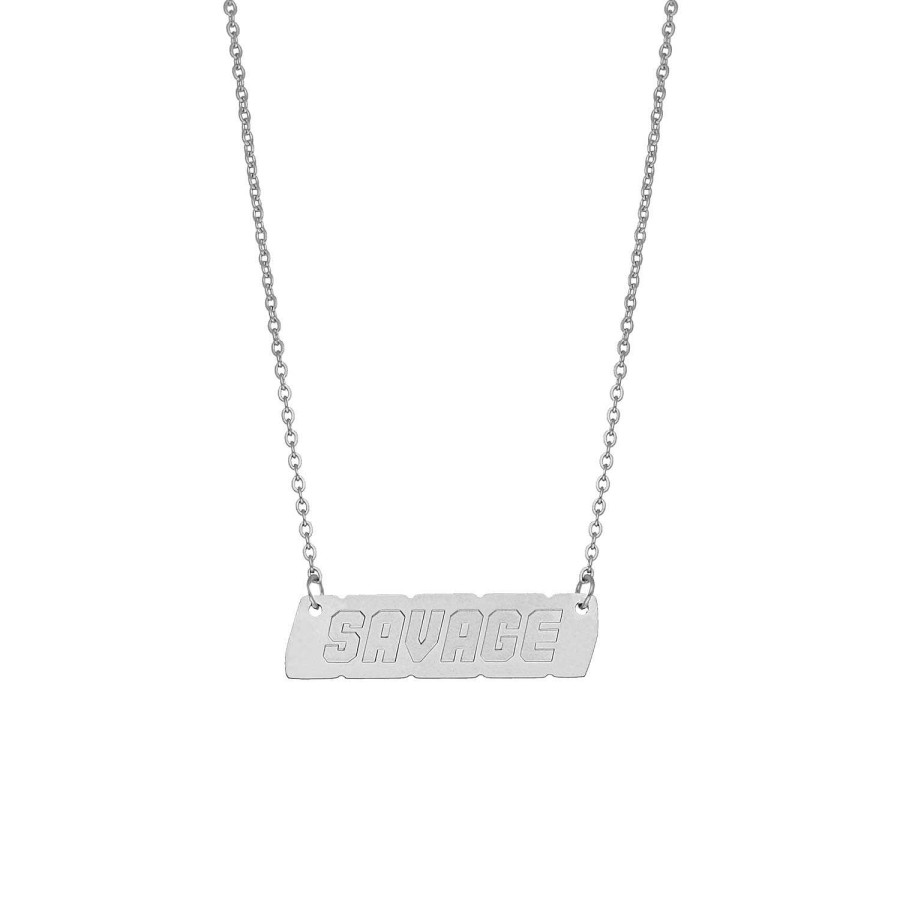 Kettingen Finaste | Savage Ketting Kleur Zilver