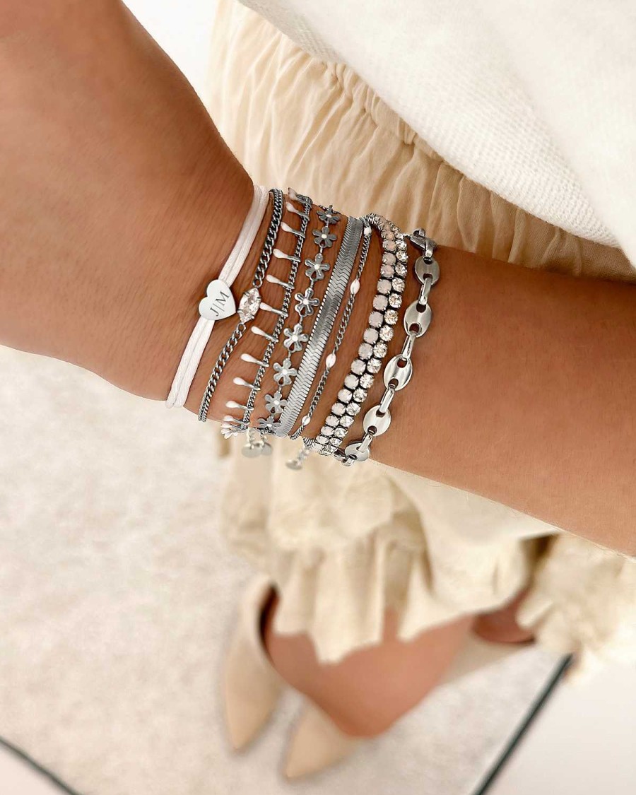 Armbanden Finaste | Armband Touch Of White