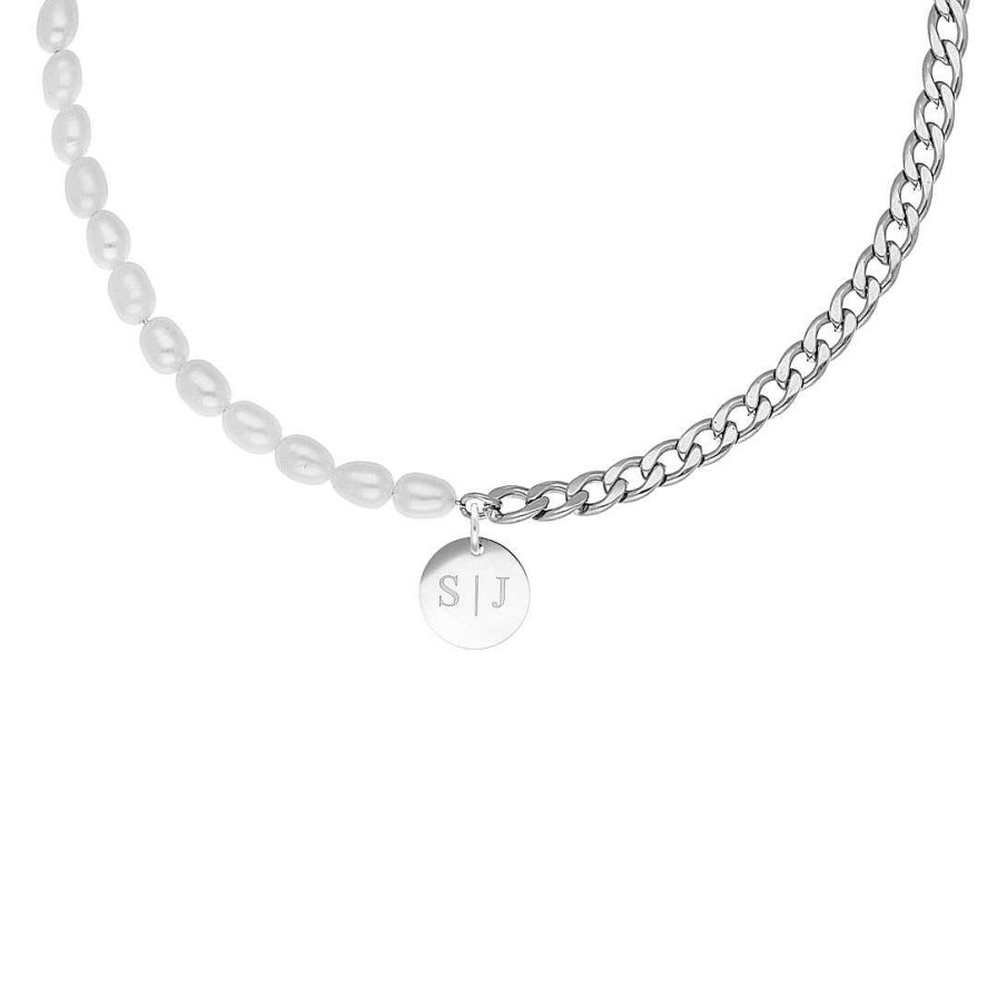 Kettingen Finaste | Graveerbare Ketting Chain & Pearl