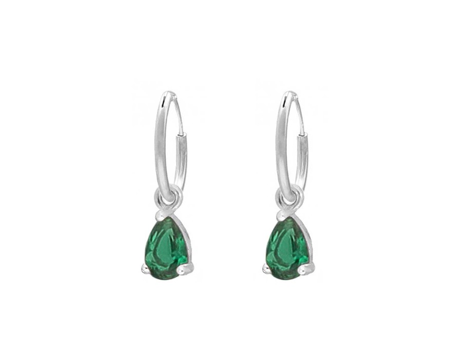 Oorbellen Finaste | Earrings Emerald Drop