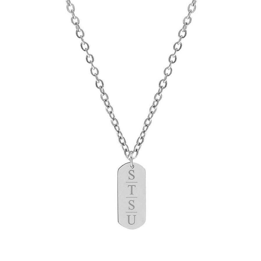 Kettingen Finaste | Grote Bar Ketting Met 4 Letters