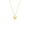 Kettingen Finaste | Heart & Pearl Necklace Goldpated