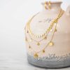 Kettingen Finaste | Ketting Flower Chain Goud Kleurig