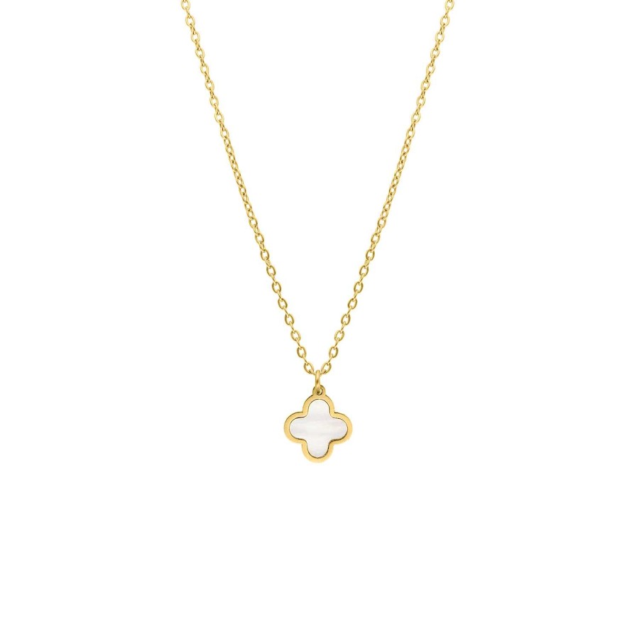 Kettingen Finaste | Luxury Clover Ketting Kleur Goud