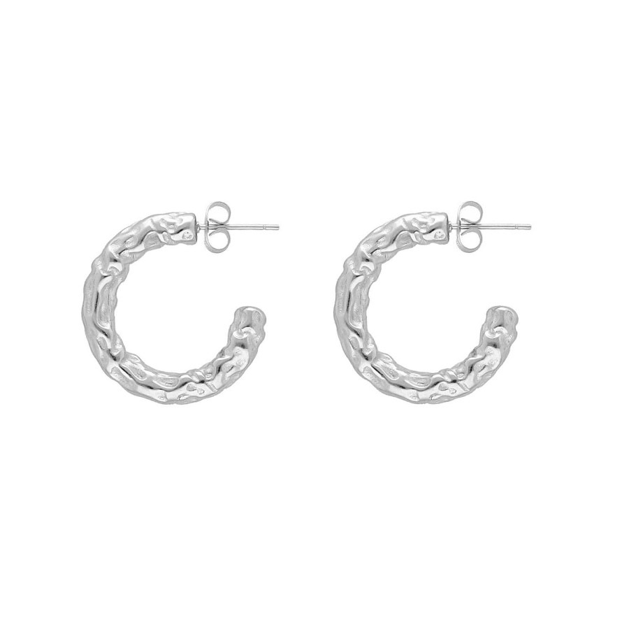 Oorbellen Finaste | Hammered Hoops