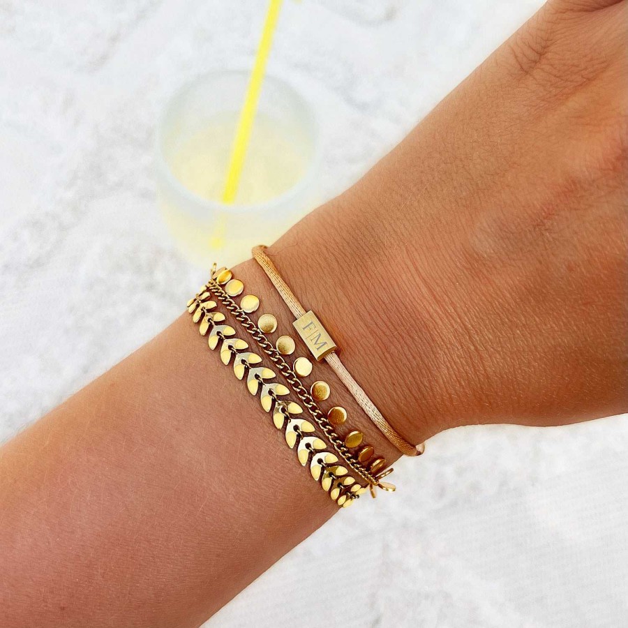 Armbanden Finaste | Boho Armband Little Coins Verguld