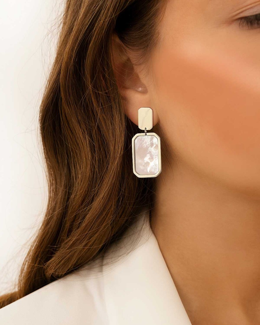 Oorbellen Finaste | Earrings Luxury Rectangle