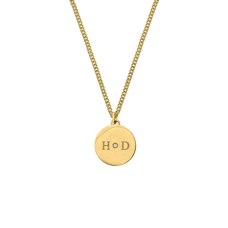 Kettingen Finaste | Ketting 2 Initials Exclusive Goudkleurig