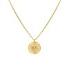 Kettingen Finaste | Coin Necklace 1 Initial Goldplated