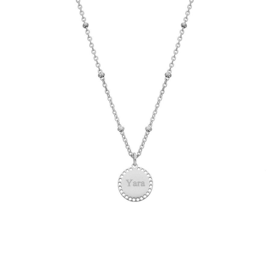 Kettingen Finaste | Ketting Met Graveerbare Vintage Coin