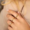 Ringen Finaste | Influencer Ring Oval Goudkleurig