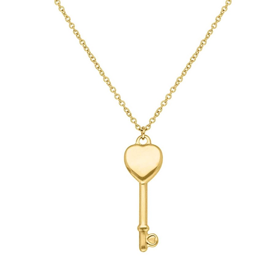 Kettingen Finaste | Ketting Love Key Goud Kleurig