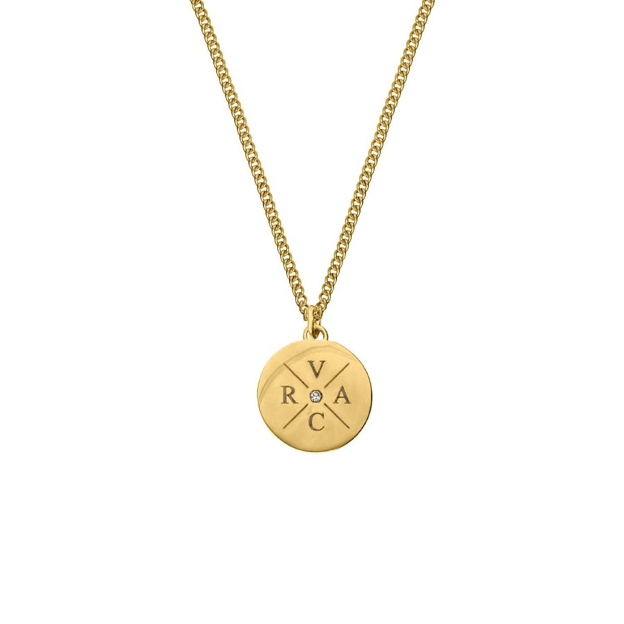 Kettingen Finaste | Ketting 4 Initials Exclusive Goudkleurig