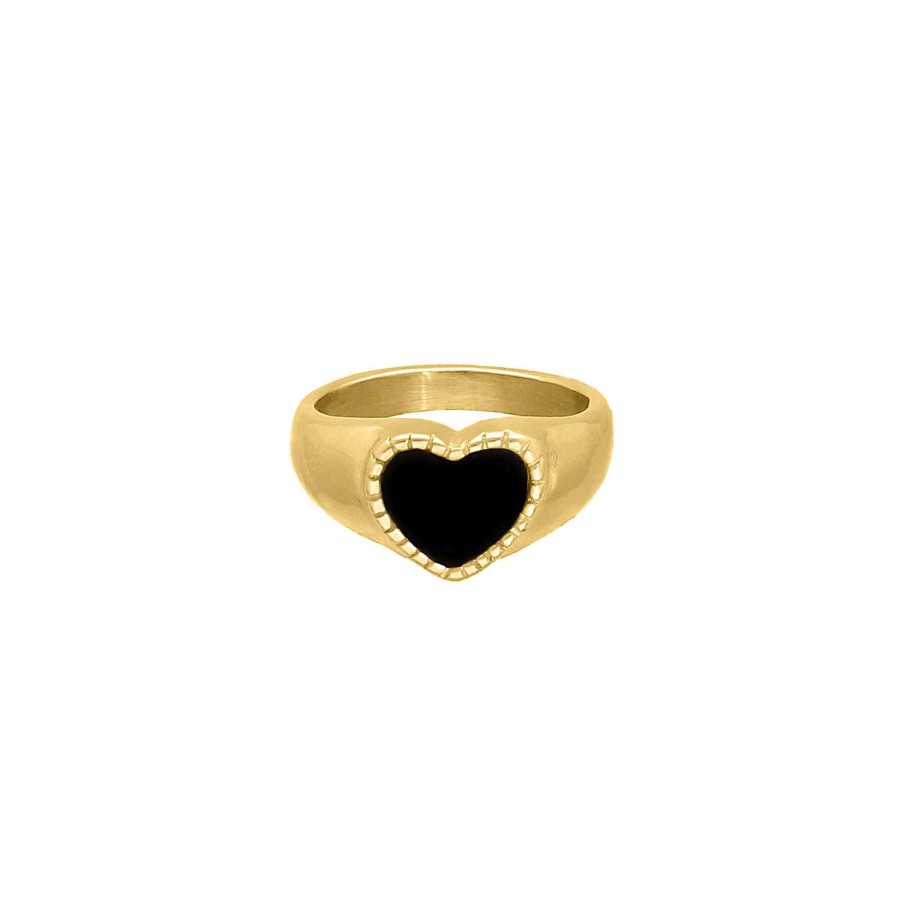 Ringen Finaste | Influencer Heart Ring Goudkleurig