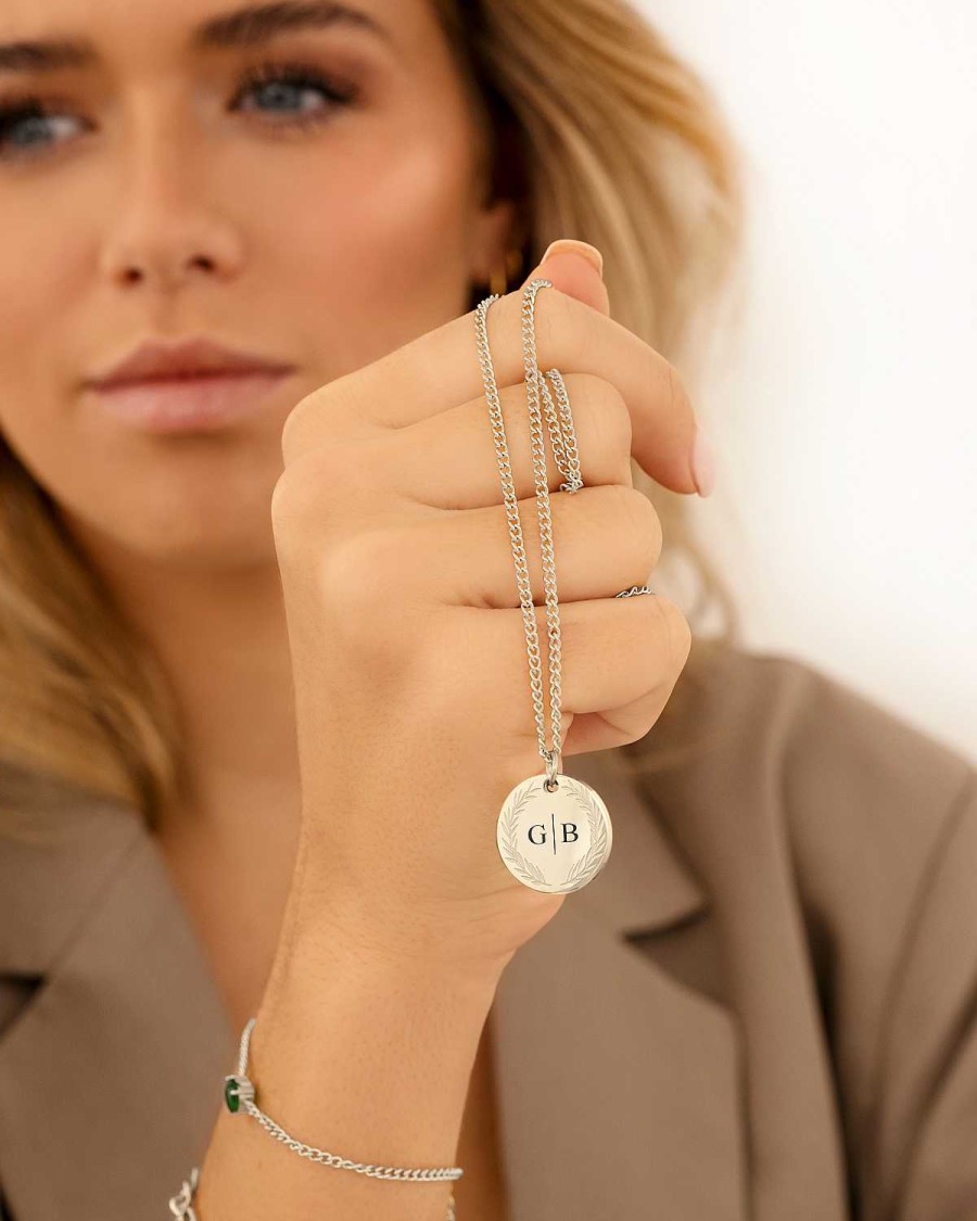 Kettingen Finaste | Coin Necklace 2 Initials