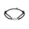 Armbanden Finaste | Satin Chain Armband Zwart