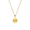 Kettingen Finaste | Ketting Met Letter Goud Kleurig