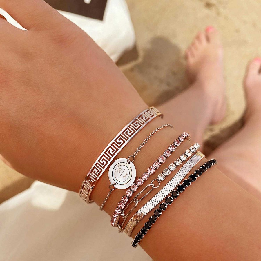 Armbanden Finaste | Armband 2 Initials Luxury