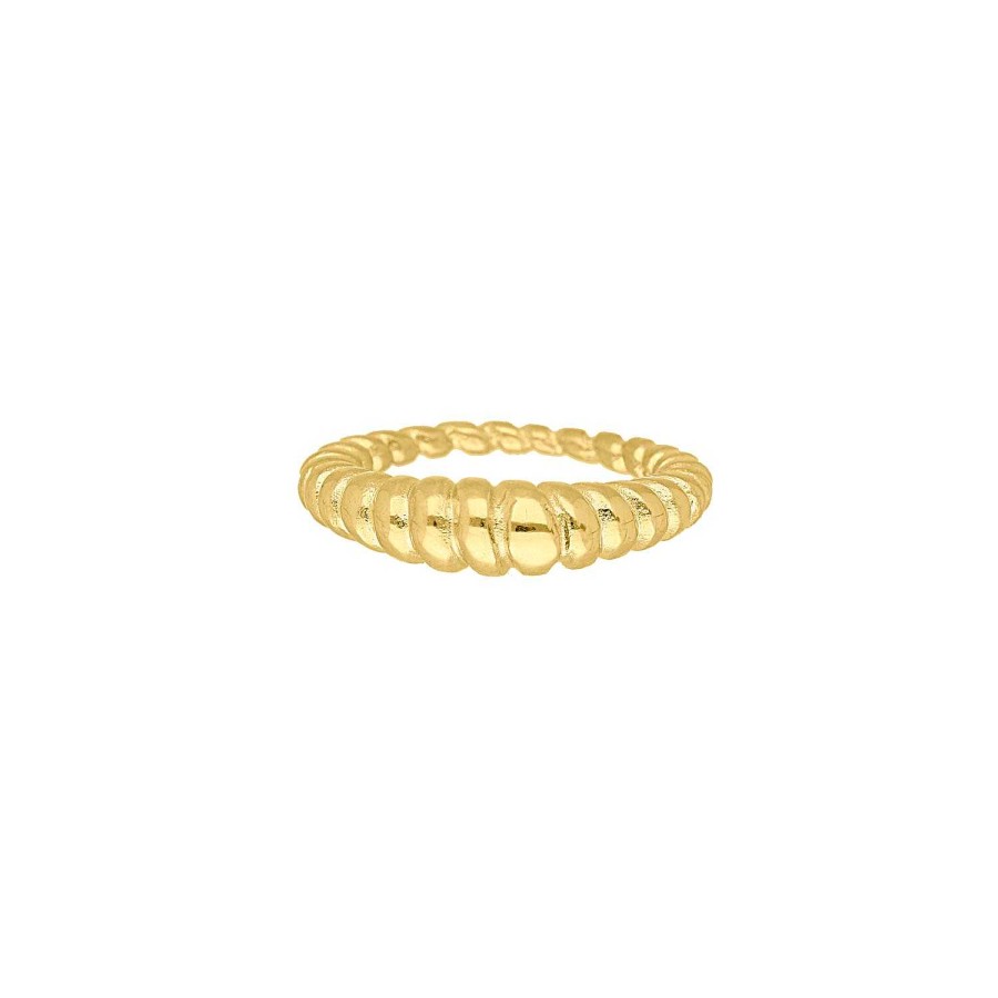 Ringen Finaste | Ring Croissant Kleur Goud