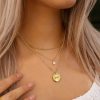 Kettingen Finaste | Graveerbare Charm Ketting Goudkleurig