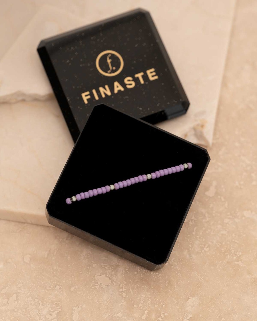 Kettingen Finaste | Kralen Ketting Summer Purple