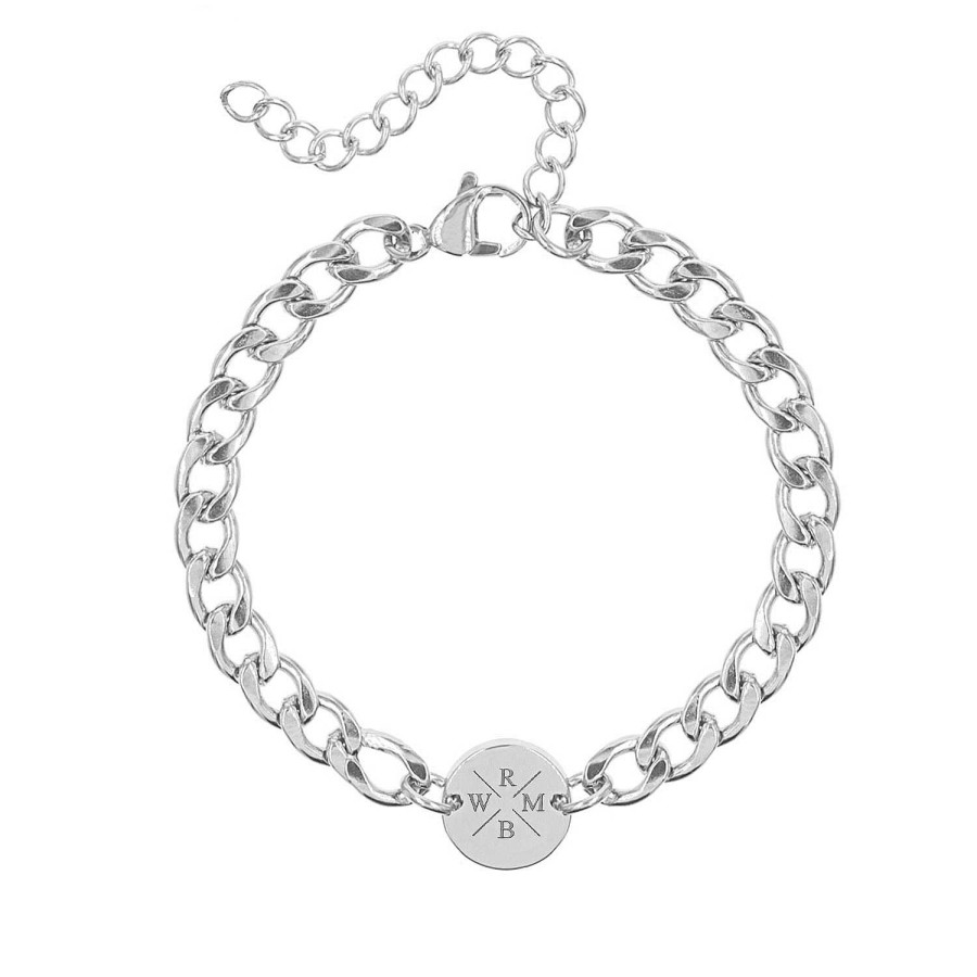 Armbanden Finaste | Armband Chunky 4 Initials