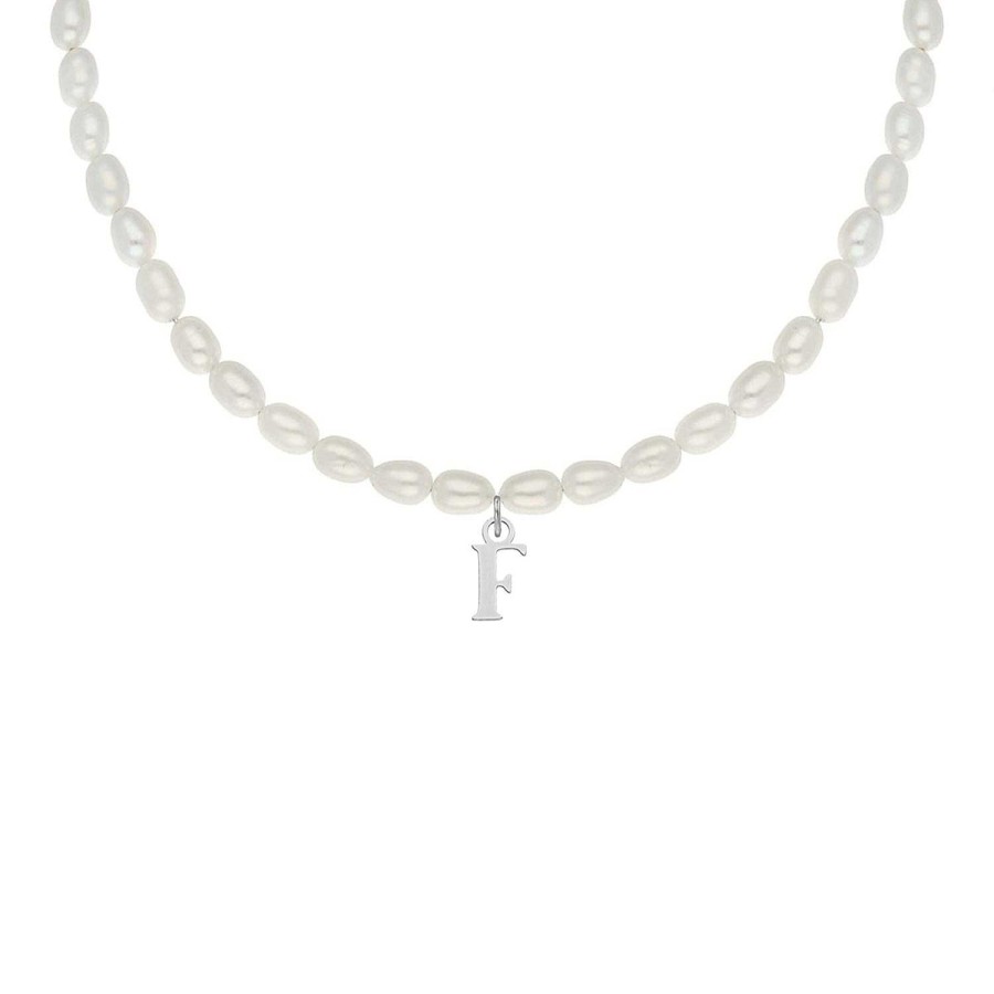 Kettingen Finaste | Pearl Initial Ketting