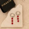 Oorbellen Finaste | Oorbellen Red Beads