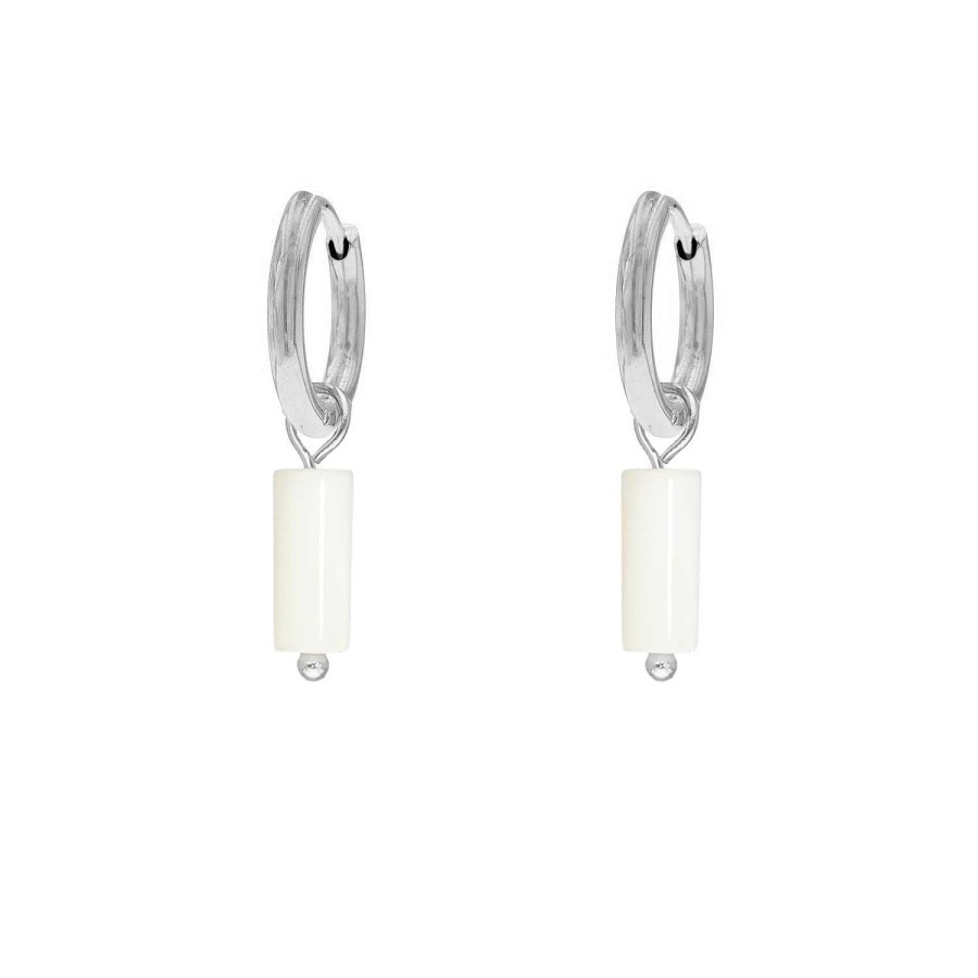 Oorbellen Finaste | White Sea Shell Earrings