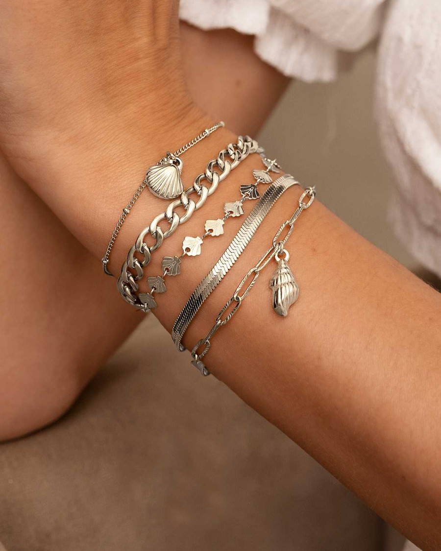 Armbanden Finaste | Chain Bracelet Cute Shell