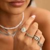 Ringen Finaste | Verstelbare Initial Ring Vintage