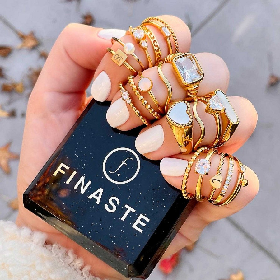 Ringen Finaste | Exclusive Sea Shell Ring Goudkleurig