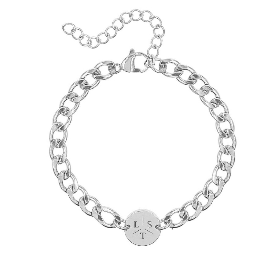 Armbanden Finaste | Armband Chunky 3 Initials